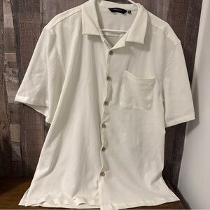 Kenneth Cole Men's Cream Button Down Shirt
